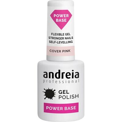 Vernis gel semi-permanent Rosa Power Base Andreia - Vernis - Publicité Vernis gel semi-permanent Rosa Power Base Andreia - Vernis - Publicité