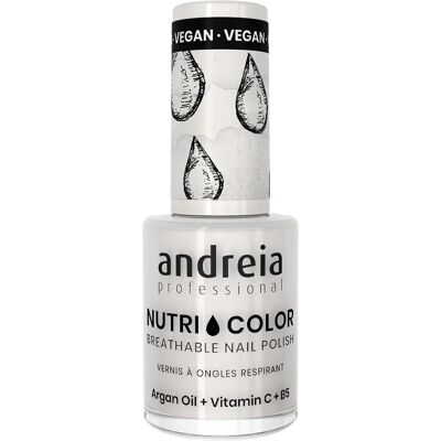 Andreia Professional Weiß Nagellack - Nährend, Vegan, 15 Free Andreia Professional Weiß Nagellack - Nährend, Vegan, 15 Free