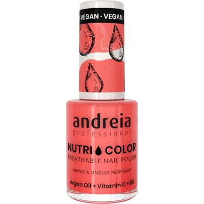 Andreia Professional Nutri Color Nagellack - Koralle - Lang anhaltend, Vegan Andreia Professional Nutri Color Nagellack - Koralle - Lang anhaltend, Vegan