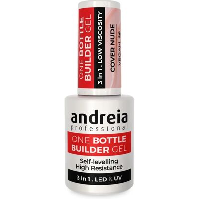 Gel construtor 3-em-1 Andreia Nude - Base para unhas Gel construtor 3-em-1 Andreia Nude - Base para unhas