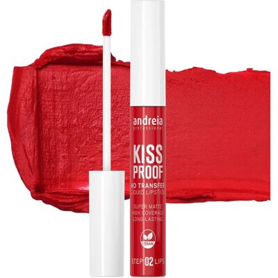 Rouge à lèvres liquide Kissproof de Andreia Professional - Rouge séduisant - Longue tenue - Publicité Rouge à lèvres liquide Kissproof de Andreia Professional - Rouge séduisant - Longue tenue - Publicité