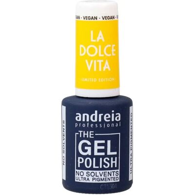Esmalte em Gel Andreia La Dolce Vita DV4 Amarelo Canário Vegano - Esmalte para Unhas Esmalte em Gel Andreia La Dolce Vita DV4 Amarelo Canário Vegano - Esmalte para Unhas