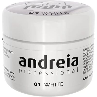 Andreia Pintura en Gel Blanca - Esmalte de Uñas - 4ml - Salud y belleza Andreia Pintura en Gel Blanca - Esmalte de Uñas - 4ml - Salud y belleza