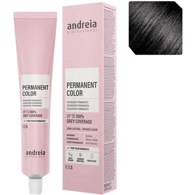 Teinture capillaire Andreia - Coloration permanente vegan - 1.0 Noir Naturel - Publicité Teinture capillaire Andreia - Coloration permanente vegan - 1.0 Noir Naturel - Publicité