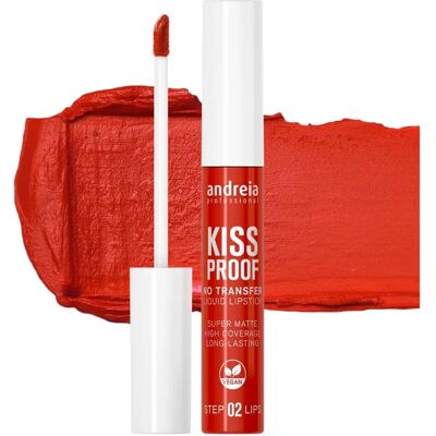 Andreia Kiss Proof Liquid Lipstick - Grapefruit - Long-lasting, Vegan, Matte Finish Andreia Kiss Proof Liquid Lipstick - Grapefruit - Long-lasting, Vegan, Matte Finish