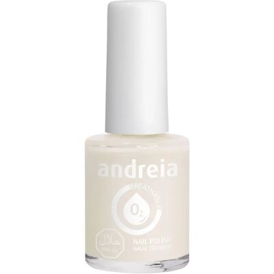 Esmalte de Uñas Andreia B22 Blanco Lechoso Transpirable - Esmalte de Uñas Esmalte de Uñas Andreia B22 Blanco Lechoso Transpirable - Esmalte de Uñas