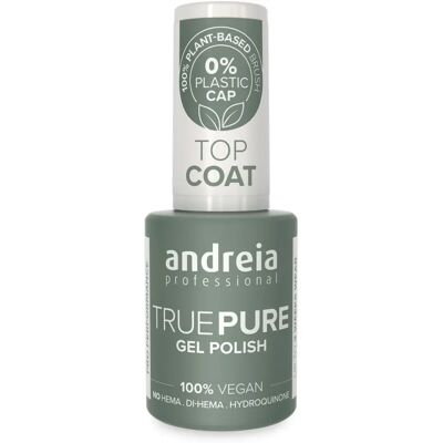 Top Coat Andreia True Pure - Esmalte em Gel, 10,5ml Top Coat Andreia True Pure - Esmalte em Gel, 10,5ml