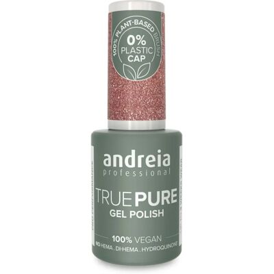 Esmalte em gel Andreia True Pure T31 Glitter Rosa e Ouro - Beleza e Saúde Esmalte em gel Andreia True Pure T31 Glitter Rosa e Ouro - Beleza e Saúde
