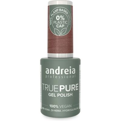 Esmalte em Gel Vegano Andreia T32 Marrom com Brilho Dourado - Esmalte de Unhas Esmalte em Gel Vegano Andreia T32 Marrom com Brilho Dourado - Esmalte de Unhas