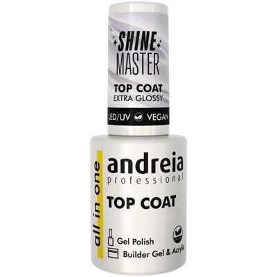Andreia Shine Master Top Coat - Esmalte para Unhas - Duradouro - Vegan Andreia Shine Master Top Coat - Esmalte para Unhas - Duradouro - Vegan