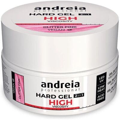 Gel Brilhante Rosa 2 em 1 para Unhas - Gel para Unhas Gel Brilhante Rosa 2 em 1 para Unhas - Gel para Unhas