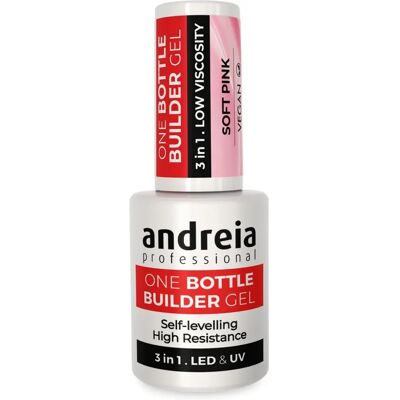Gel de Construction Andreia Marque Modèle - 3 en 1 Rose Douce - Extension d'Ongles - Publicité Gel de Construction Andreia Marque Modèle - 3 en 1 Rose Douce - Extension d'Ongles - Publicité
