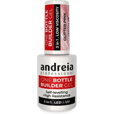 Gel de Construction Andreia Professionnel Viscosité Faible Rose - 3 en 1 - Publicité Gel de Construction Andreia Professionnel Viscosité Faible Rose - 3 en 1 - Publicité