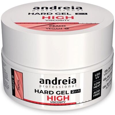 Gel Dur Andreia 2-en-1 Haute Viscosité Pêche - Constructeur d'ongles - Publicité Gel Dur Andreia 2-en-1 Haute Viscosité Pêche - Constructeur d'ongles - Publicité