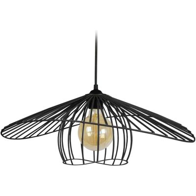 Suspension Tosel 50x80x45cm Noir Industriel - Publicité Suspension Tosel 50x80x45cm Noir Industriel - Publicité