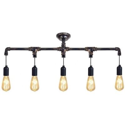 Lámpara de Techo Tosel Hidráulica - Estilo Industrial - 5 Enchufes E27 Lámpara de Techo Tosel Hidráulica - Estilo Industrial - 5 Enchufes E27