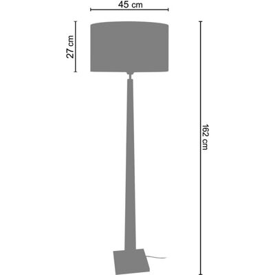 Lampadaire Thor TOSSEL - Naturel, Crudo - E27 - Max 40W - Bois - Publicité Lampadaire Thor TOSSEL - Naturel, Crudo - E27 - Max 40W - Bois - Publicité