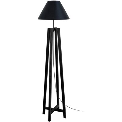 Lampadaire TOSel Kalmar - Design scandinave bois ajustable - Publicité Lampadaire TOSel Kalmar - Design scandinave bois ajustable - Publicité