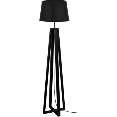 Lampadaire TOSSEL Linkoping - Bois durable, Abat-jour tissu - Publicité Lampadaire TOSSEL Linkoping - Bois durable, Abat-jour tissu - Publicité