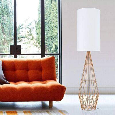 Lampadaire TOSEL Aberdeen - Cuivre - E27 - Max 40W - Publicité Lampadaire TOSEL Aberdeen - Cuivre - E27 - Max 40W - Publicité