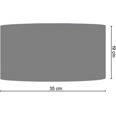 Abat-jour Cylindrique en Tissu Gris TOSSEL - Type de lampe - Publicité Abat-jour Cylindrique en Tissu Gris TOSSEL - Type de lampe - Publicité