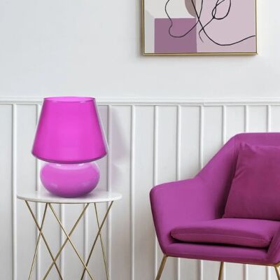 Lámpara de Mesa Rosa Grand Champigno - Lámpara de Mesa Lámpara de Mesa Rosa Grand Champigno - Lámpara de Mesa