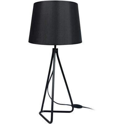 Lampe de Table TOSSEL Tripode - E27 - Métal - Noir - Publicité Lampe de Table TOSSEL Tripode - E27 - Métal - Noir - Publicité