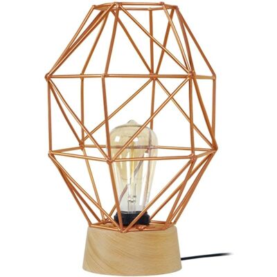 Lampe de Table Octogonale TOSSEL - Style industriel, Multi-directionnelle, E27 - Publicité Lampe de Table Octogonale TOSSEL - Style industriel, Multi-directionnelle, E27 - Publicité