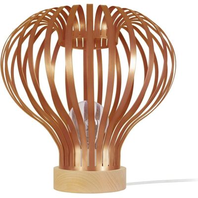 Lampe de Table TOSSEL Lugano - Métal Naturel Cuivre - Ronde - E27 - 40W Max - Publicité Lampe de Table TOSSEL Lugano - Métal Naturel Cuivre - Ronde - E27 - 40W Max - Publicité