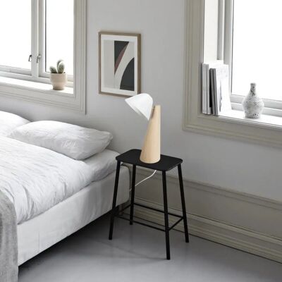 Tosel Nella - Lampe de bureau en bois de hêtre écologique - Design scandinave - Publicité Tosel Nella - Lampe de bureau en bois de hêtre écologique - Design scandinave - Publicité
