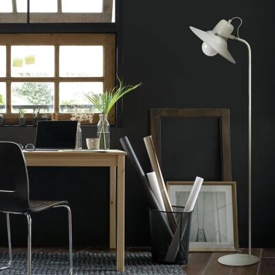 Lampadaire Tosel Blanc Industriel Réglable 150cm - Publicité Lampadaire Tosel Blanc Industriel Réglable 150cm - Publicité
