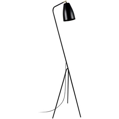 TOSSEL Olof - Lampe de sol en métal noir - 160cm - Publicité TOSSEL Olof - Lampe de sol en métal noir - 160cm - Publicité