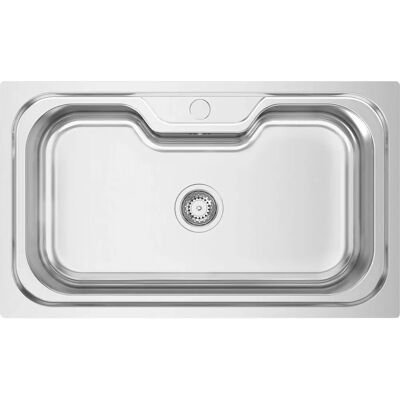 Fregadero de Cocina Encastrar de Acero Inoxidable Rectangular - Big One B Fregadero de Cocina Encastrar de Acero Inoxidable Rectangular - Big One B