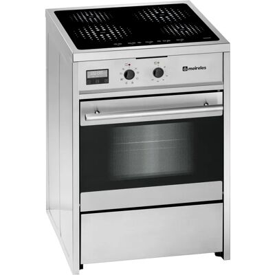 Meireles E 612 X - Acier inoxydable - Cuisinière autonome - Publicité Meireles E 612 X - Acier inoxydable - Cuisinière autonome - Publicité