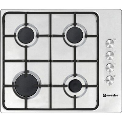 Meireles MG 3640 X NAT Placa de Gas 4 Zonas 60cm Acero Inoxidable Meireles MG 3640 X NAT Placa de Gas 4 Zonas 60cm Acero Inoxidable