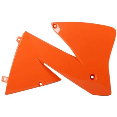 Polisport KTM EXC Orange Protège-Radiateur - Radiator Scoop - Publicité Polisport KTM EXC Orange Protège-Radiateur - Radiator Scoop - Publicité
