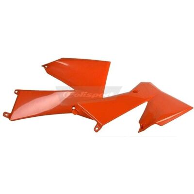 Polisport KTM Sx 105 Orange Radiator Scoops - Radiator Scoops Polisport KTM Sx 105 Orange Radiator Scoops - Radiator Scoops