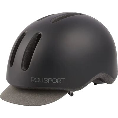 Capacete Polisport Preto/Cinza - Capacete Capacete Polisport Preto/Cinza - Capacete