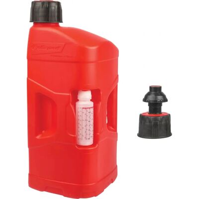 Polisport 20L Benzinkanister - Schnellfüllung, Transparent Rot Polisport 20L Benzinkanister - Schnellfüllung, Transparent Rot
