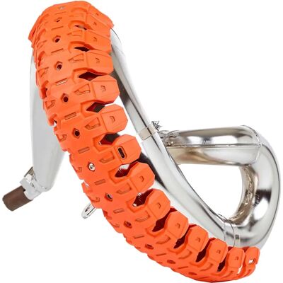 Protecteur d'Échappement Polisport Orange - Résistant aux Chocs 2T Protecteur d'Échappement Polisport Orange - Résistant aux Chocs 2T