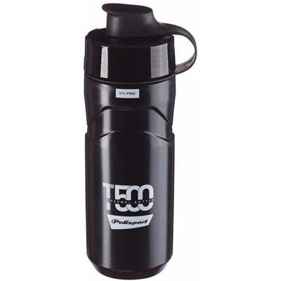 Polisport Schwarz/Grau T500 Wasserflasche - Thermo 4h & 650ml Polisport Schwarz/Grau T500 Wasserflasche - Thermo 4h & 650ml