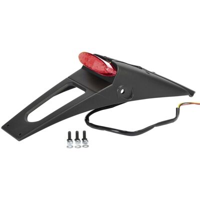 Polisport Kennzeichenhalter - Rücllicht - Schwarz Polisport Kennzeichenhalter - Rücllicht - Schwarz