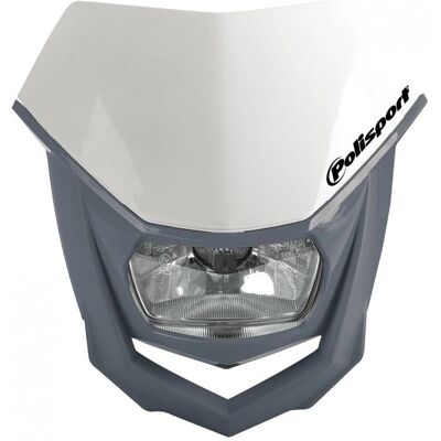 Faro Halo Polisport - Bianco / Grigio Nardo - Norme CE Faro Halo Polisport - Bianco / Grigio Nardo - Norme CE