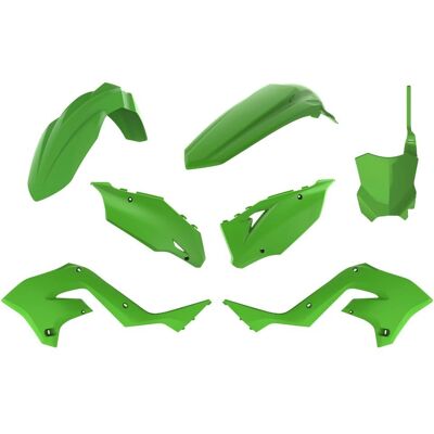 Polisport Kawasaki KX 125/250 2003-2008 Plastic Restyling Kit - Original Color Polisport Kawasaki KX 125/250 2003-2008 Plastic Restyling Kit - Original Color
