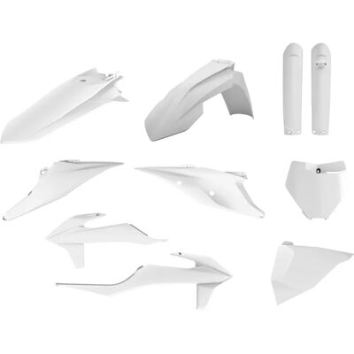 Polisport White Plastic Kit for KTM SX-F 2019-2022 Polisport White Plastic Kit for KTM SX-F 2019-2022