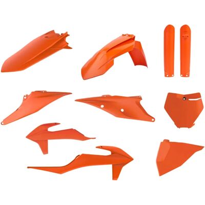 Polisport Orangen Kunststoff-Kit für KTM 2019-2022 - Komplett Set Polisport Orangen Kunststoff-Kit für KTM 2019-2022 - Komplett Set