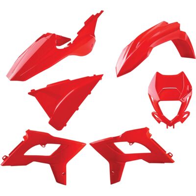 Polisport Red Plastic Kit - Beta Rr 125/200/250/300/350/390/400/430/450/480/498 4t, 2t - Plastic Kit Polisport Red Plastic Kit - Beta Rr 125/200/250/300/350/390/400/430/450/480/498 4t, 2t - Plastic Kit