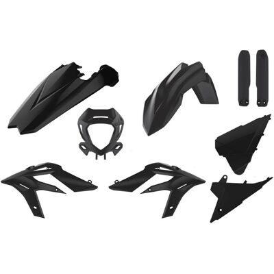Polisport Black Plastic Kit for Beta Xtrainer 250/300 - Full Set Polisport Black Plastic Kit for Beta Xtrainer 250/300 - Full Set