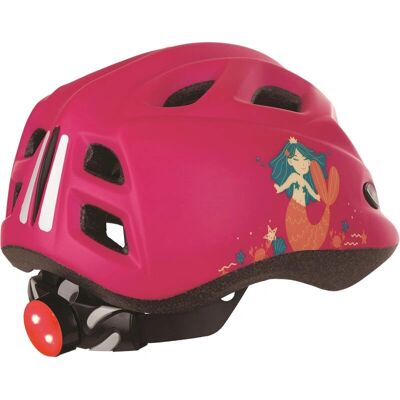 Capacete infantil Polisport XS - Rosa com LED Capacete infantil Polisport XS - Rosa com LED