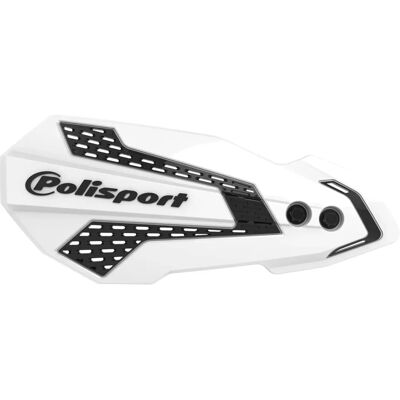 Polisport Weiß / Schwarz MX Flow Handguards - Handguards Polisport Weiß / Schwarz MX Flow Handguards - Handguards